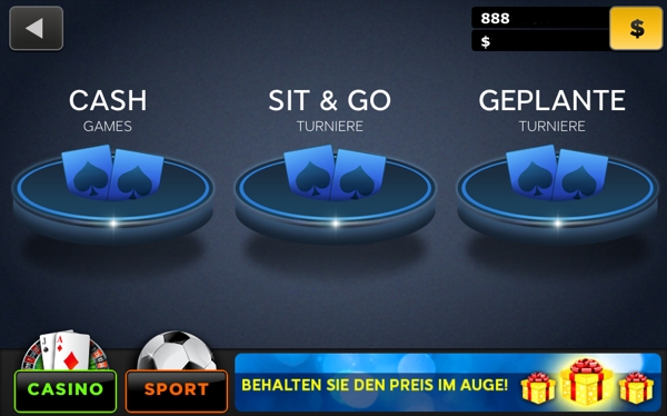 888 Poker fr mobile Gerte
